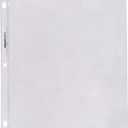 Amazon Basics Sheet Protectors for 3 Ring Binder, Heavyweight, Polypropylene, Top Loading, Letter Size, 8.5 x 11 Inch, 200-Pack, Clear