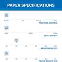 Hammermill Printer Paper, 20 lb Copy Paper, 8.5 x 11 - 1 Ream (500 Sheets) - 92 Bright, Made in the USA