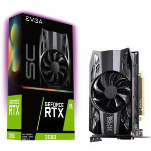 EVGA GeForce RTX 2060 SC, Overclocked, 2.75 Slot Extreme Cool, 70C Gaming, 06G-P4-2062-KR, 6GB GDDR6