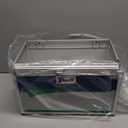 KYODOLED Locking Key Medicine Box,First Aid Key Safe Box with Lock,Key Medication Storage Lock Box for Drugs Use, 12.2'' x 7.8'' x 8.2'' White