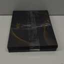 BNU Red Light Therapy for Face, 7 Modes Light Therapy Portable Led Face Mask with 105 LED Beads, 1500mAh Remote Control, Timing Function, 850NM Infrared Red Light Therapy at Home (Black Golden)