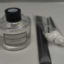 CULTURE & NATURE Reed Diffuser Set 4oz (120ml) Clean Cotton Scented Diffuser with Sticks Home Fragrance Reed Diffuser for Bathroom Shelf Decor