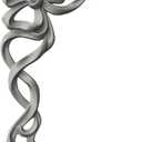 Ekena Millwork 11"W x 15 3/4"H x 1 1/8"P Versailles Large Ribbon with Bow Onlay, Left