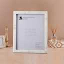 Handicrafts Home White 8x10 Picture Frame for Modern Minimalist Home Decor, Wedding Gift, Farmhouse Wall Decor, Boho Shelf Styling, Vintage Bone inlay Frames for Aesthetic & Living Room Picture Frame