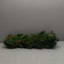 National Tree Company Pre-Lit Artificial Christmas Garland, Green, Crestwood Spruce, White Lights, Decorated with Glitter, Pinecones, Berry Clusters, Battery Operated, Christmas Collection, 9 Feet