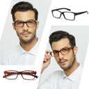NORPERWIS Reading Glasses 6 Pairs Quality Readers Spring Hinge Glasses for Reading for Men and Women (6 Pack Mix Color -3, 1.00)