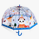 Clear Bubble Umbrella, Transparent Dome Canopy, See Through for Safety, Windproof, Auto Open, Easy-Grip Handle, Lightweight Umbrella for Rain/Sun