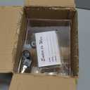 Teling 101 Pcs Tall Acrylic Donation Box with Lock and Sign Plate 7 x 5 x 8 Inches Safe Suggestion Box with Raffle Tickets Cards for Raffle, Money, Voting, Charity, Suggestion (Clear)