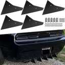 Rear Diffuser 5 Fins Set for Dodge Challenger SXT SRT RT Hellcat 2009-2014, Black Rear Bumper Lip Diffuser Shark Fins