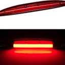 Third 3rd Brake Light LED for 1997-2002 Ford Expedition, High Mount Rear Brake Lights Assembly for 97-02 Expedition, Waterproof Center Cab Lamp Stop Light (RED)