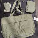 Unisex Tote Bag for Women Puffy Work Bags 2 pcs