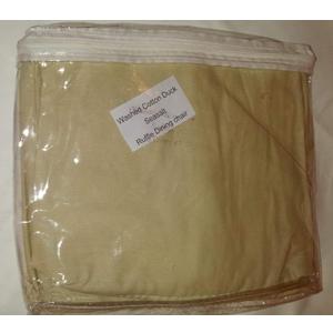 Simply Shabby Chic Khaki Cotton Duck Dining Chair Slipcover