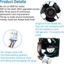 2026 Upgraded OEM WR60X26866 Refrigerator Evaporator Fan Motor, Compatible with GE Refrigrator, Replace V80E14MS2A3-57A611 WR60X10341, WR60X26030, WR60X10356, WR60X10357, Ap6278228