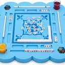 39 Inch Floating Mahjong Table for Pool, 2 Inch Thick Water Table