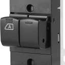 X AUTOHAUX Front Left Driver Side Power Window Switch for Subaru Legacy 2010-2012 for Subaru Outback 2010-2012 w/Auto Down 83071AJ010 Black