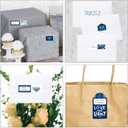 Big Dot of Happiness Hanukkah Menorah - Assorted Chanukah Holiday Party Gift Tag Labels - To and From Stickers - 12 Sheets - 120 Stickers