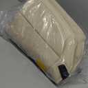 2 Pack Leather Front Car Seat Cover Bottom Only, Anti-slip Padded Seat Cushion, Full Wrap Seat Protector with Storage Function Universal Fit for Most Cars, SUV, Pick-up Trucks (Light Beige)