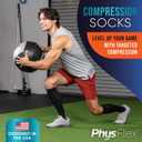 Compression Socks for Women & Men (20-30 mmHg) Support for Flying and Travel, Nurses, Sports and Everyday Wear, Small