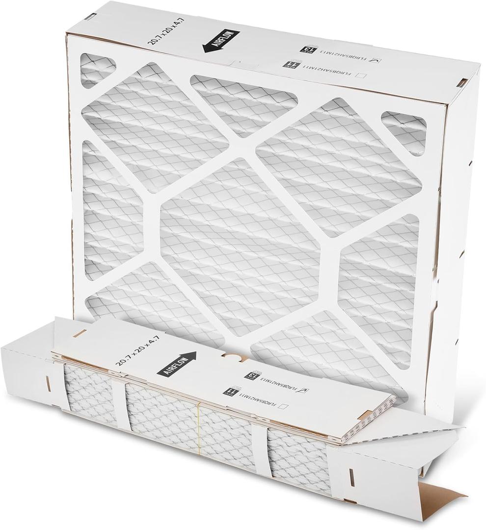2 Packs Upgraded FLRQB5AH21M11 MERV 13 20.7"x20"x4.7" Filter Compatible with Trane FLRQB5AH21M11 FLRQB5AH21M13 Air Filter, Replacement for QuikBox Media Filter