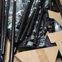 SereneLife Dual Shot Basketball Arcade Game with Electronic Scorer, 8 Game Modes, Indoor Outdoor 2 Player Basketball Shooting Game, Foldable Arcade Set with 5 Balls and Pump