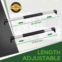 RVGUARD RV Screen Door Cross Bar Handle Adjustable from 21-5/8 Inch to 28-5/8 Inch with Sturdy and Secure Non-Slip Grip