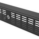 JINGCHENGMEI 2U Rack Mount Security Cover for 19-inch Server Rack & Network Cabinet- Hinged Locking Rack Panel Door for Access Control and Physical Security