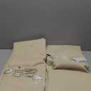 MANGATA CASA Star Blackout Curtains for Bedroom- Nusery Window Curtain 2 Panel Sets with Grommet Room Darkening Curtains Drapes for Living Room 63 Inch Length (Beige,52x63in)