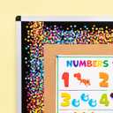 2 x Youngever 52.5 ft Bulletin Board Borders Confetti Border for Classroom Decoration, Confetti on Black