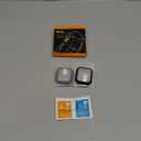 Misxi 2 Pack Hard PC Case with Tempered Glass Screen Protector Compatible with Apple Watch SE 3 (2025) SE 2 SE Series 6 Series 5 Series 4 44mm, Black