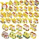 72 Pcs Christmas Chenille Letter Number Patches, Include 52 A-Z Letters & 20 Numbers 0-9 Stitch Iron on Patches Stickers Self Adhesive Embroidered for DIY Clothing Bags Hats (Gold,Warm Style)