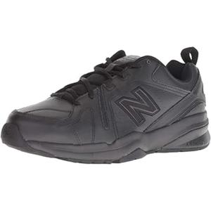 New Balance Men's 608 V5 Casual Comfort Cross Trainer, Black/ Black, 8 Wide