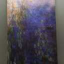 Large Masterpiece Wall Art Decor - Water Lilies by Claude Monet Fine Art Reproduction Canvas Prints Modern Garden Artwork Wall Art Decor Aesthetic for Bedroom Bathroom Home Office Decoration 24" X 48"