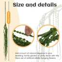 10Pcs Amaranthus Artificial Hanging Plants Fake Amaranthus Flower Bleached Wisteria 33" Long Hanging & Cascading Flowers for Wedding Floral Arrangement,Home Garden Decor,Party Supplies