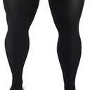 Zhanmai Thigh High Compression Socks for Men 20-30 Mmhg Compression Stockings Thigh High Socks Swelling, XXL