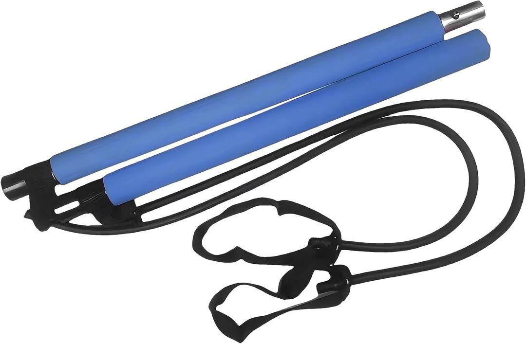 Pilates Bar Kit with Resistance Bands - Multifunctional Pilates Equipment for Women & Men Home Gym Pilates Yoga