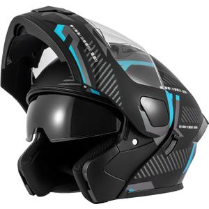 Motorcycle Helmets Modular Flip-Up Full Face Helmet,DOT Approved XL