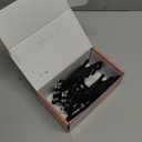 HUHOLE 8 Pack Pegboard Drill Holder and Utility Hooks Set Heavy Duty Vinyl Coated Pegboard Tool Holder for Power Tools Hammer and Cords Fits Standard 1/4 Inch Pegboard Organizer Accessories