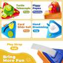 Vanvimen Toddler Toys for 1 Year Old Boy, Montessori Toys for 1 Year Old, 20-in-1 Travel Activities Busy Board Cube, Sensory Toys for Toddlers 1-3, for 1 Year Old Boy Girl, Large