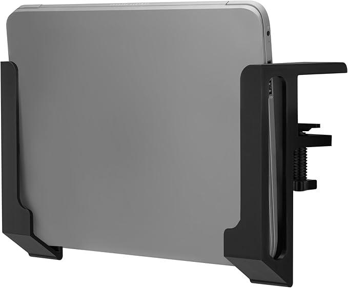 BRAINWAVZ Laptop Holder for Side of Desk, 1.2" / 31mm, Adjustable Length, Ideal for Macbooks, Surface, Keyboards, Switch, Tablets & More, Easy to Install, Screw On Desk