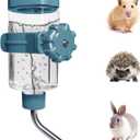 LOS ANDES 12oz No-Drip Water Bottle/Feeder for Guinea Pigs/Hamsters/Bunnies/Ferrets/Squirrel/Hedgehog/Other Small Pets, Cage Water Dispenser for Small Dogs/Cats, 355ml, Blue (12oz(for Guinea Pigs))