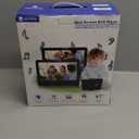 WONNIE 10.5" Two DVD Players Dual Screen for Car Portable CD Player, Play a Same or Two Different Movies with Two Mounting Brackets, 5-Hour Rechargeable Battery, Support USB/SD Card Reader