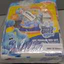 Blues Clues You Are Smart 4 Piece Toddler Bedding Set  Includes Comforter, Sheet Set  Fitted + Top Sheet + Reversible Pillowcase for Boys And Girls Beds, Blue