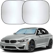 Autovir Car Windshield Sun Shade Foldable | Front Windshield Shade for Sun, Heat and UV Rays | Sunshade for Car Front Window and Interior Sun Protection | Medium (28 x 31 inches)