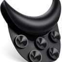 Noverlife Salon Neck Rest Cushion with Suction Cup, Non-Slip Soft Silicon Shampoo Bowl Neck Rest, Portable Hair Salon Shampoo Sink Gel Neck Pad, Hair Washing Sink Neck Support for Home Salon Basin