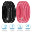 4 Gauge Marine Wire 4 AWG Marine Grade Wire Include 4 Gauge 20FT Red & 20FT Black,4 AWG Tinned Copper Oxygen-Free Cable for Automotive Boat Camper Trailer Speaker Battery Lighting Solar Panel Outdoor
