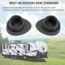 Replacement Override Plug Compatible with Power Tongue Jack on Travel Trailers / 5th Wheel RVs (2 Pcs)