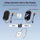 3-in-1 Wireless CarPlay Adapter, Android Auto Adapter USB A/C, Plug & Play Converter for Wired Carplay to Wireless, Fits for Cars from 2017+ & for iPhone iOS 10+ Android 11+