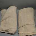 ecolook Microfiber Bath Towels Set of 2, 31 x 63 Inch Extra Large Bath Towel Set, Super Soft & Highly Absorbent, Quick Dry Lightweight Towels for Bathroom, Gym, Spa, Pool & Travel, Camel & Gray, 2 Pack Bath Towel