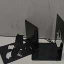 Lord Decorative Bookends - Epic Fantasy Dragon & Wizard, The Rings Book Ends for Home Library & Office Decor, Fantasy Inspired by Lord Dragon Bookends, Unique Lord Gift for Fans (Matte Black, Large)