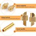 YENOVO Heat Set Insert Tool Kit for Threaded Inserts M2M8, 7 Pcs Solder Tips Compatible with Hakko FX-888D, Weller SP40NUS, 900M/T18, for Plastic Heat Press Threading 3D Printer Parts